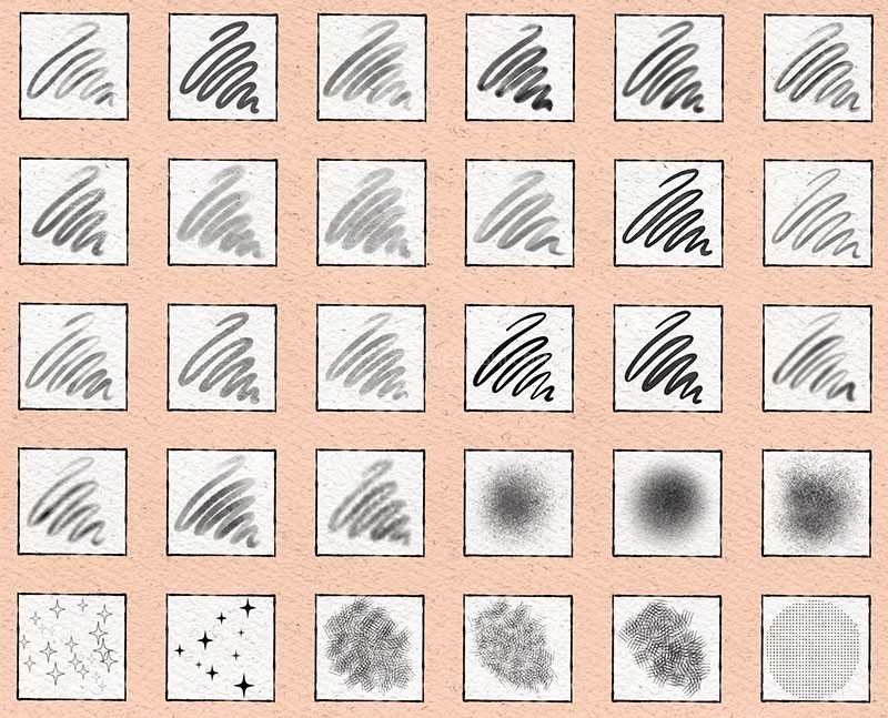 Procreate动漫工作室日常画笔